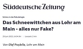 Lohrer Fake Schneewittchen